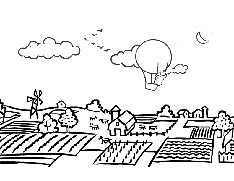 Coloring page: Landscape (Nature) #165816 - Free Printable Coloring Pages
