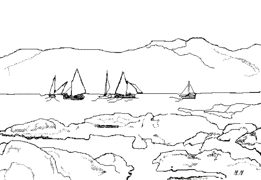 Coloring page: Landscape (Nature) #165826 - Free Printable Coloring Pages