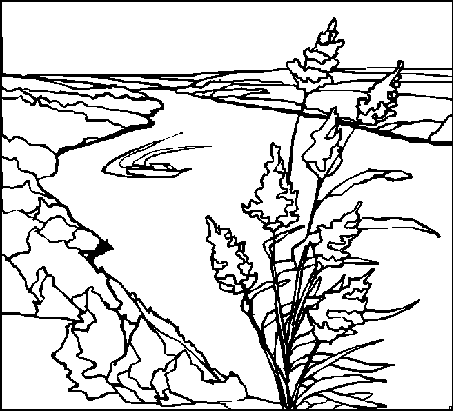 Coloring page: Landscape (Nature) #165849 - Free Printable Coloring Pages