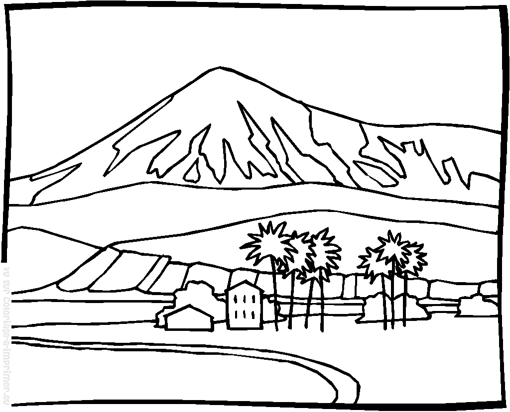 Coloring page: Landscape (Nature) #165889 - Free Printable Coloring Pages