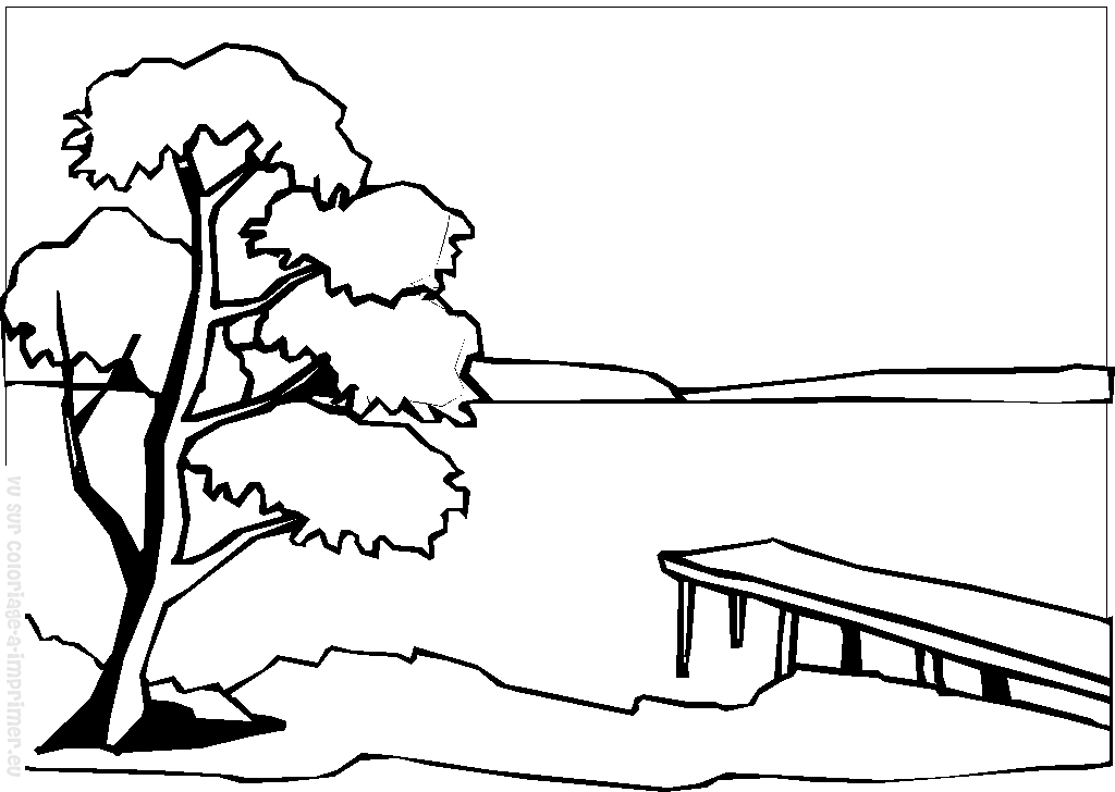 Coloring page: Landscape (Nature) #165932 - Free Printable Coloring Pages