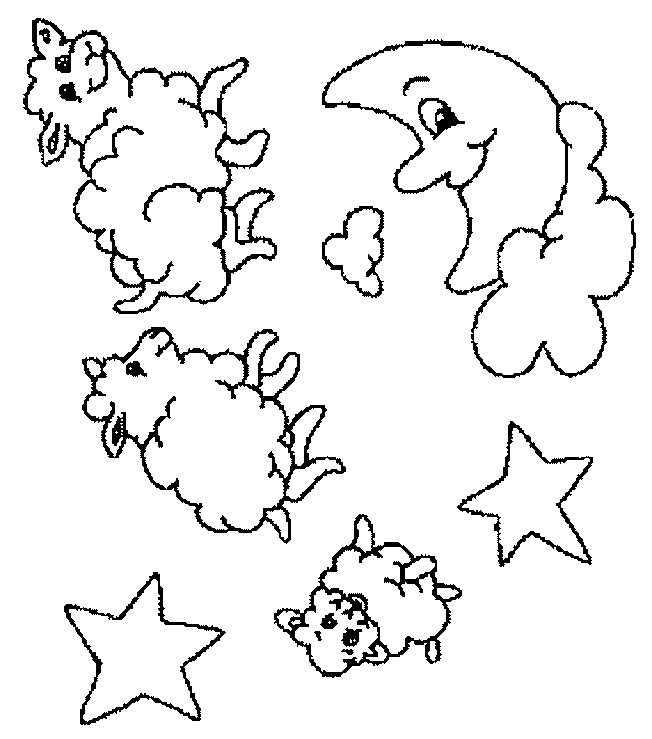 Coloring page: Moon (Nature) #155604 - Free Printable Coloring Pages