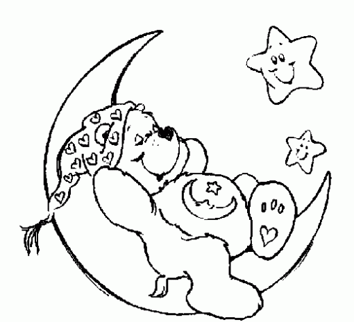 Coloring page: Moon (Nature) #155607 - Free Printable Coloring Pages