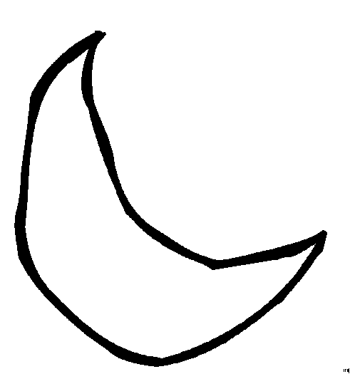 Coloring page: Moon (Nature) #155612 - Free Printable Coloring Pages