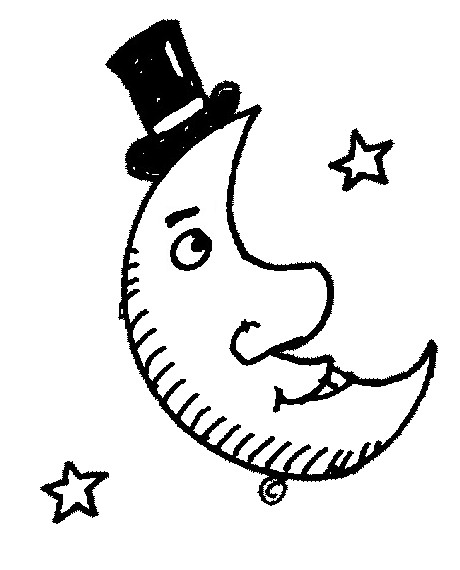 Coloring page: Moon (Nature) #155739 - Free Printable Coloring Pages