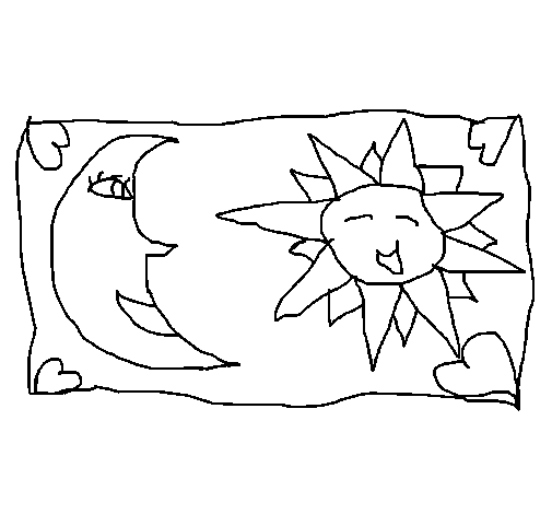 Coloring page: Moon (Nature) #155818 - Free Printable Coloring Pages