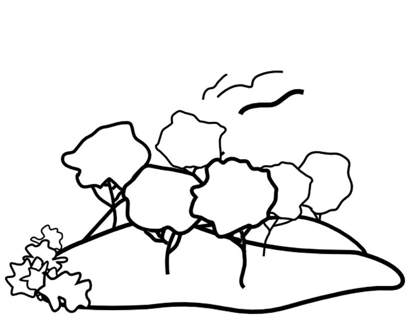 Coloring page: Mountain (Nature) #156508 - Free Printable Coloring Pages