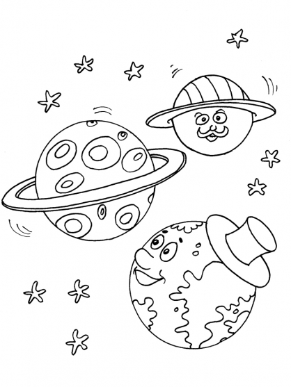 Coloring page: Planet (Nature) #157604 - Free Printable Coloring Pages