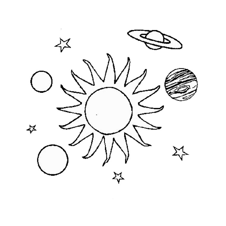 Coloring page: Planet (Nature) #157611 - Free Printable Coloring Pages
