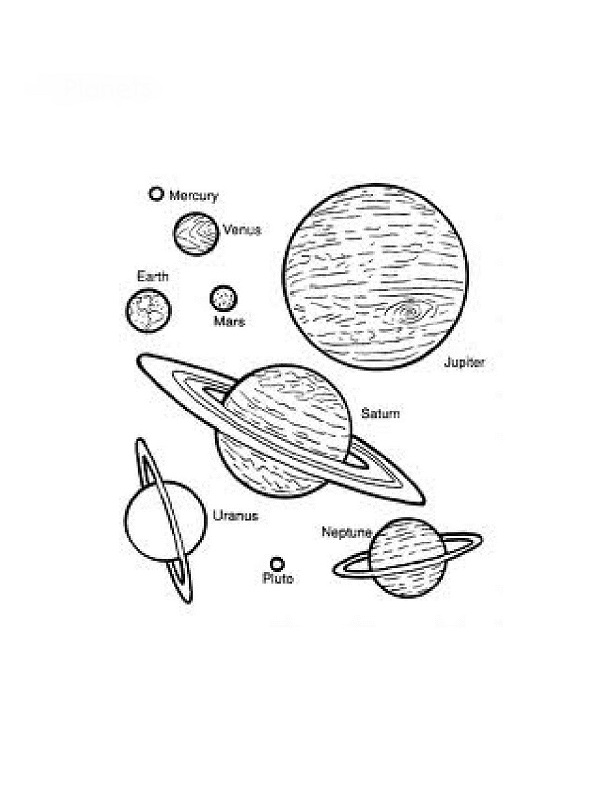 Coloring page: Planet (Nature) #157642 - Free Printable Coloring Pages