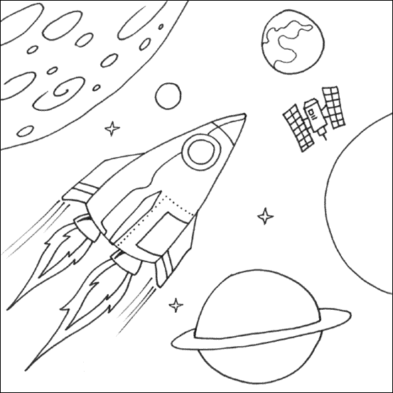 Coloring page: Planet (Nature) #157662 - Free Printable Coloring Pages