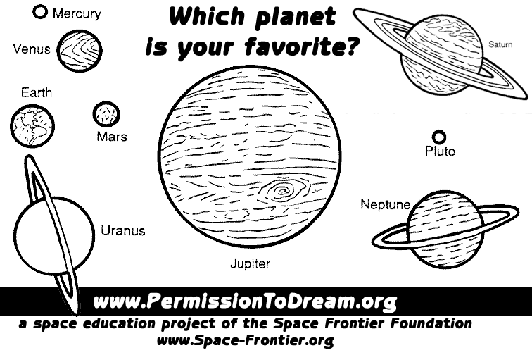 Coloring page: Planet (Nature) #157732 - Free Printable Coloring Pages