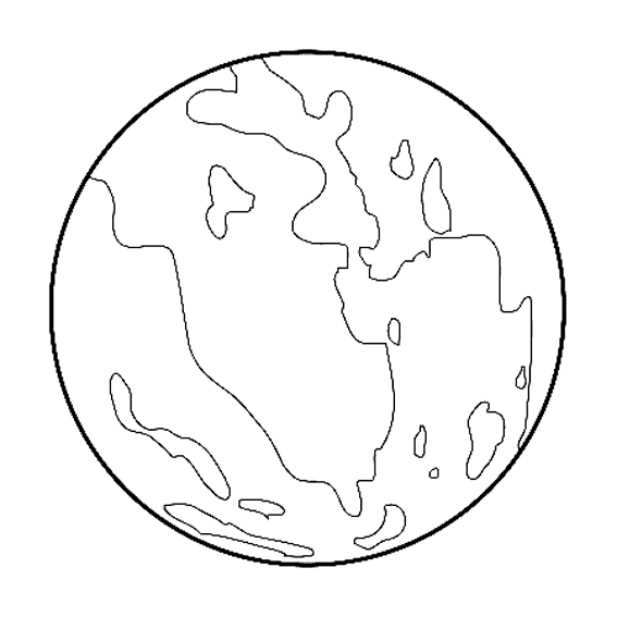 Coloring page: Planet (Nature) #157761 - Free Printable Coloring Pages