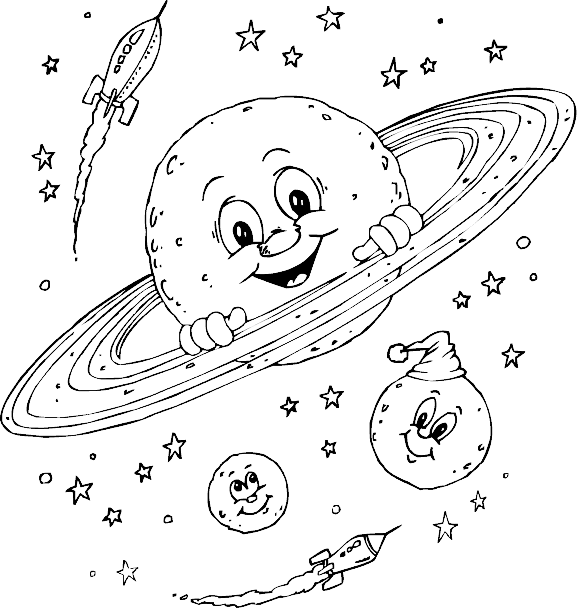 Coloring page: Planet (Nature) #157807 - Free Printable Coloring Pages