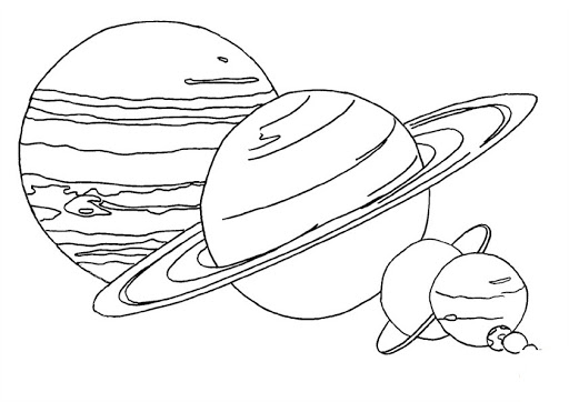Coloring page: Planet (Nature) #157816 - Free Printable Coloring Pages