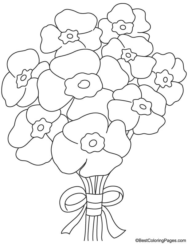 Coloring page: Poppy (Nature) #162458 - Free Printable Coloring Pages