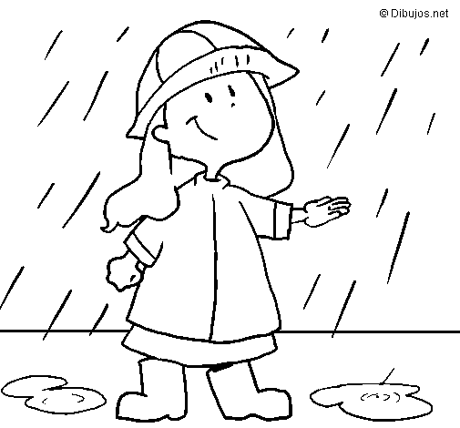 Coloring page: Rain (Nature) #158214 - Free Printable Coloring Pages