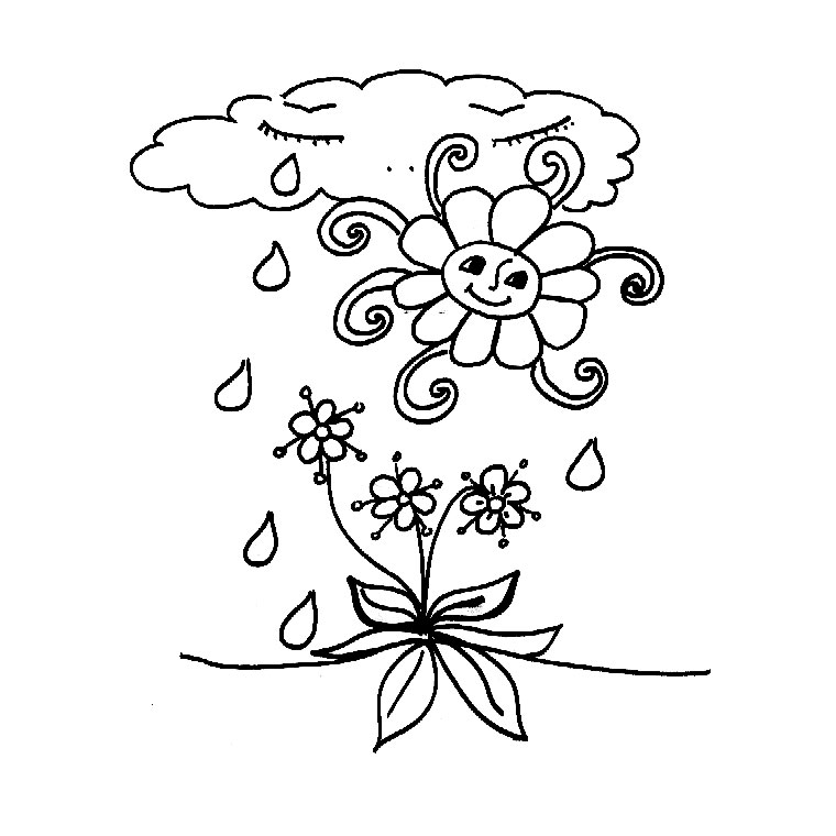 Coloring page: Rain (Nature) #158228 - Free Printable Coloring Pages