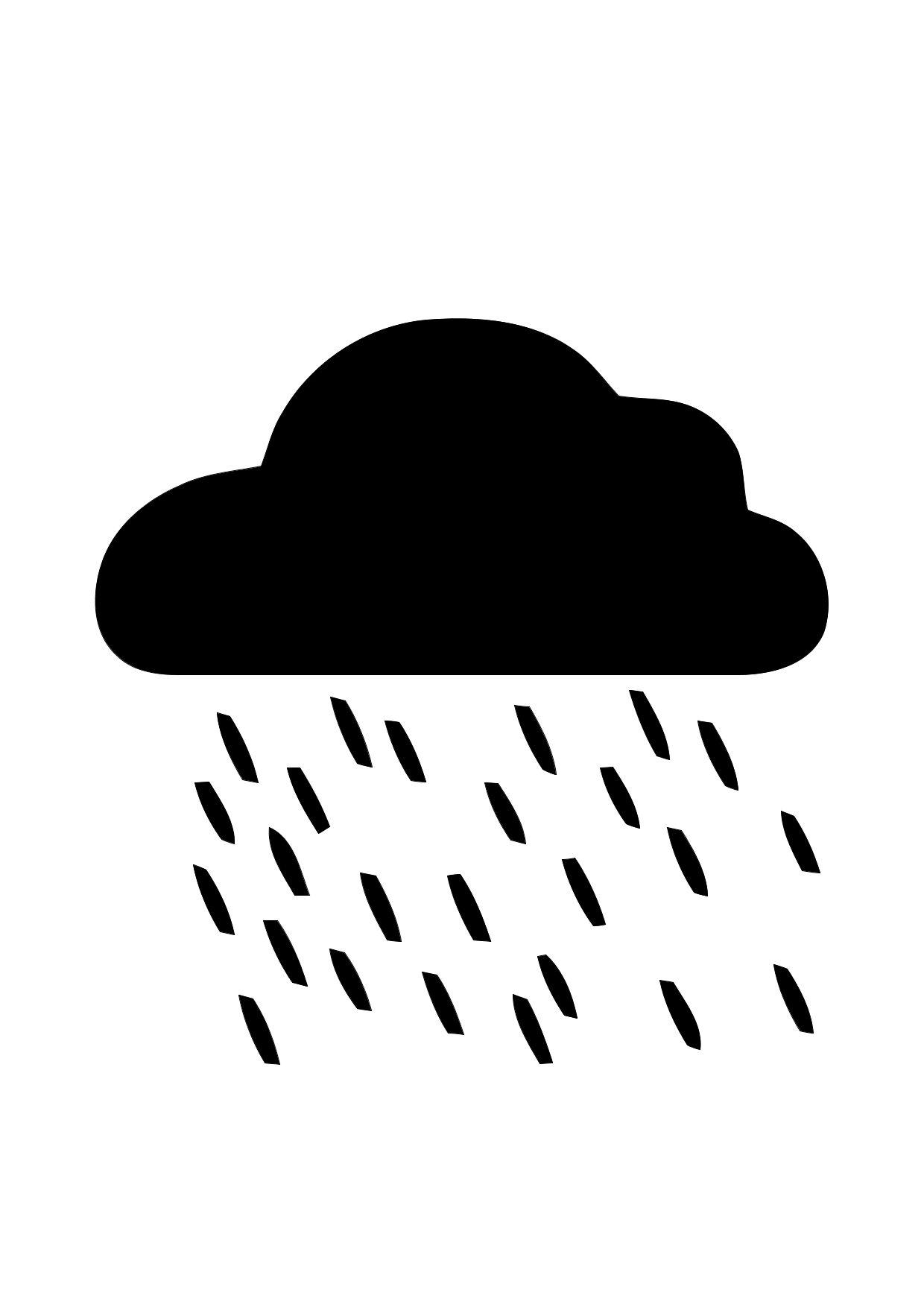 Coloring page: Rain (Nature) #158231 - Free Printable Coloring Pages
