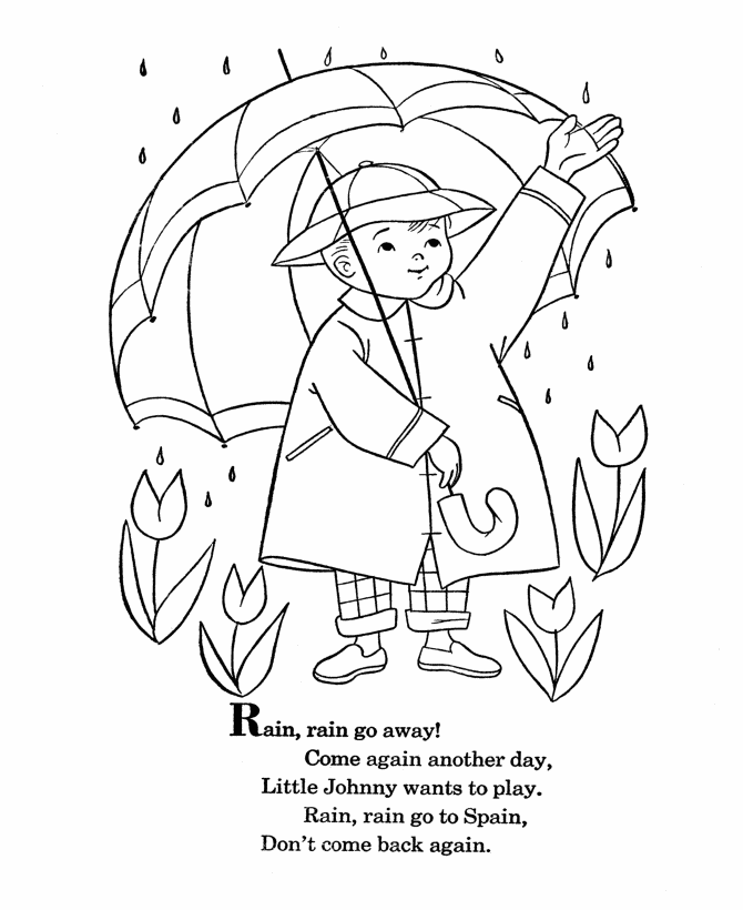 Coloring page: Rain (Nature) #158254 - Free Printable Coloring Pages