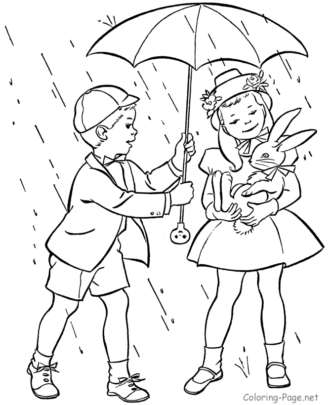 Coloring page: Rain (Nature) #158264 - Free Printable Coloring Pages