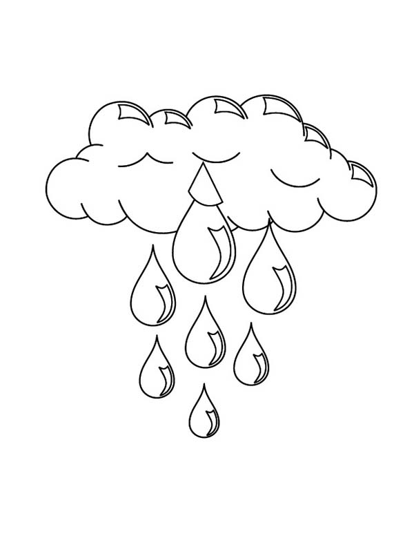 Coloring page: Rain (Nature) #158269 - Free Printable Coloring Pages