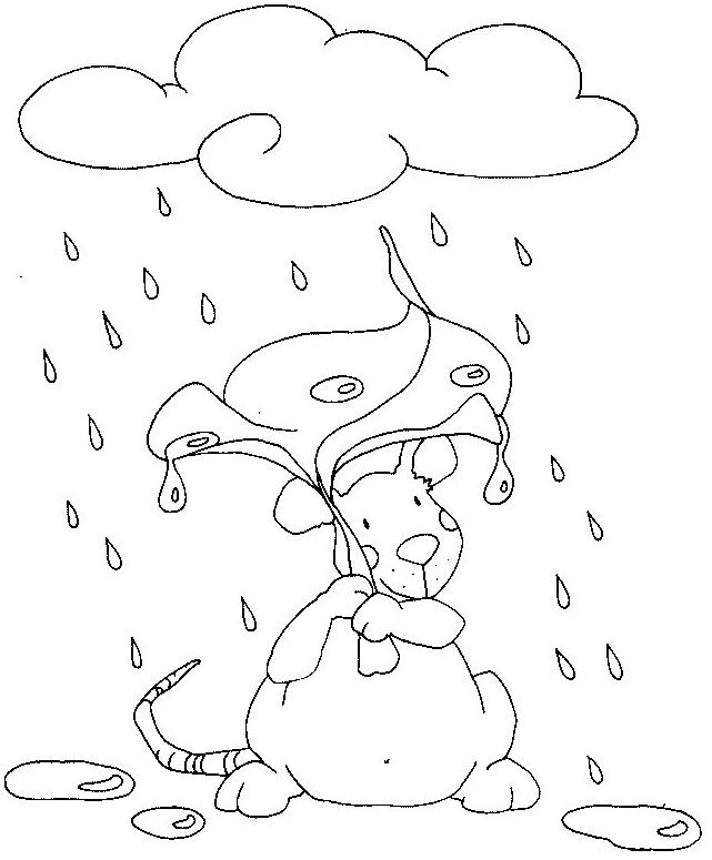 Coloring page: Rain (Nature) #158283 - Free Printable Coloring Pages