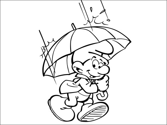 Coloring page: Rain (Nature) #158337 - Free Printable Coloring Pages