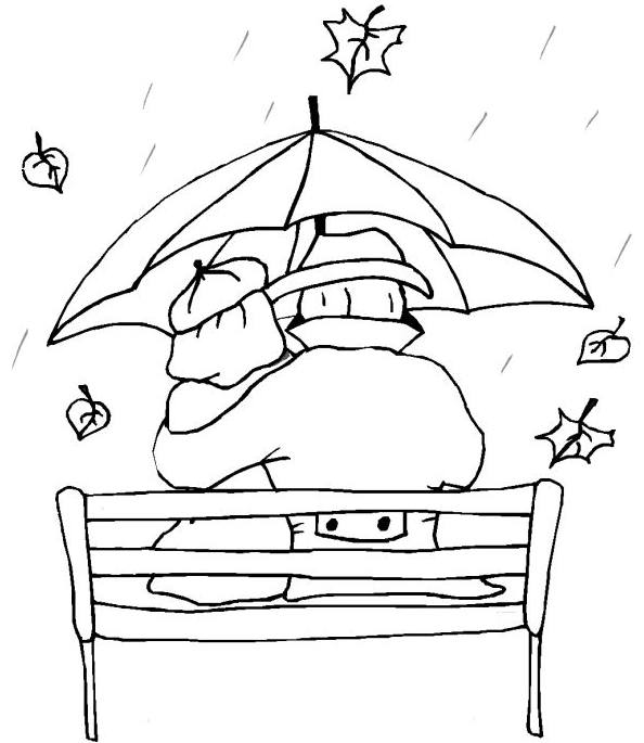 Coloring page: Rain (Nature) #158365 - Free Printable Coloring Pages