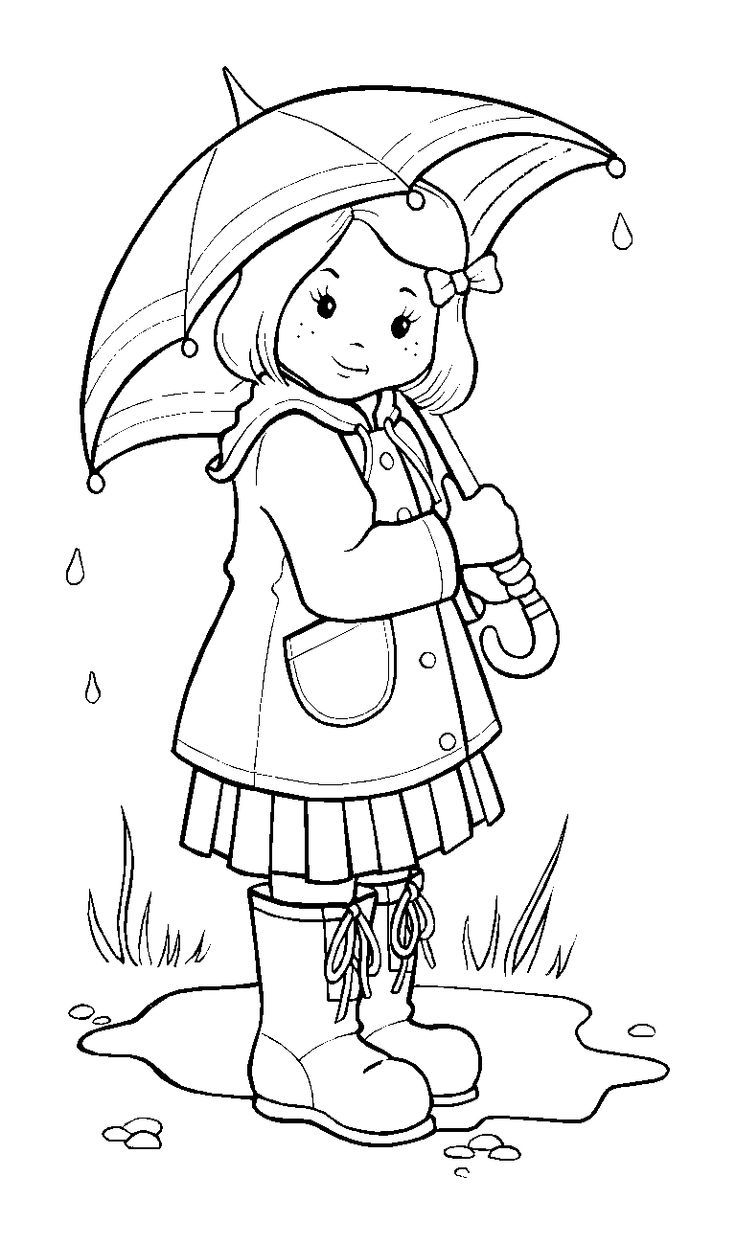 Coloring page: Rain (Nature) #158424 - Free Printable Coloring Pages