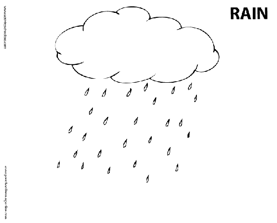 Coloring page: Rain (Nature) #158496 - Free Printable Coloring Pages