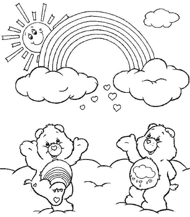 Coloring page: Rainbow (Nature) #155278 - Free Printable Coloring Pages