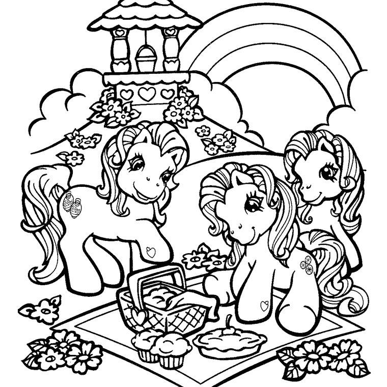 Coloring page: Rainbow (Nature) #155293 - Free Printable Coloring Pages