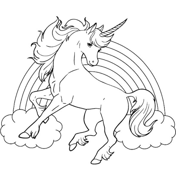 Coloring page: Rainbow (Nature) #155303 - Free Printable Coloring Pages