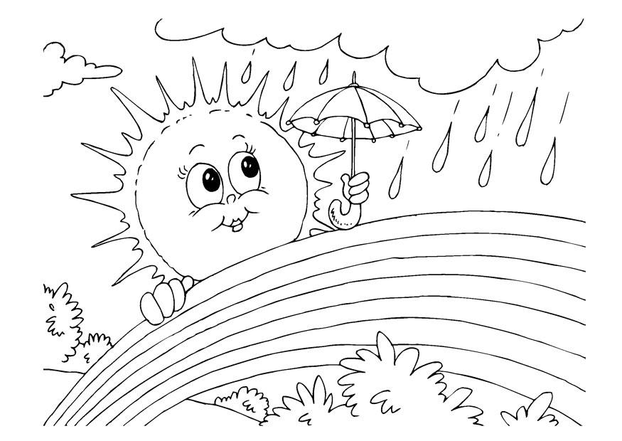 Coloring page: Rainbow (Nature) #155307 - Free Printable Coloring Pages