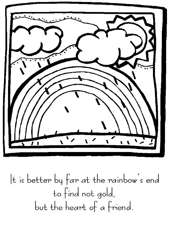 Coloring page: Rainbow (Nature) #155426 - Free Printable Coloring Pages