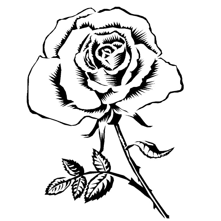 Coloring page: Roses (Nature) #161863 - Free Printable Coloring Pages