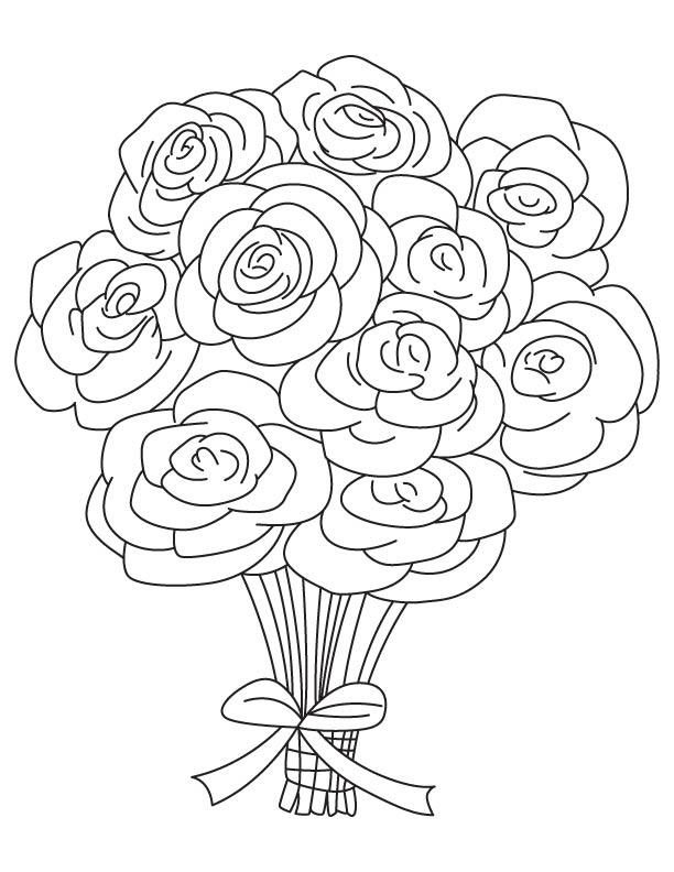 Coloring page: Roses (Nature) #161892 - Free Printable Coloring Pages