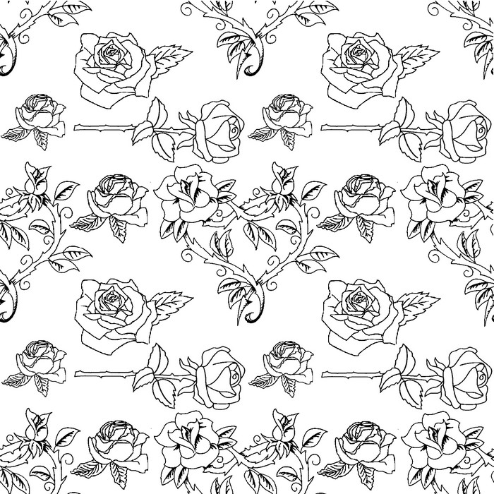 Coloring page: Roses (Nature) #161960 - Free Printable Coloring Pages