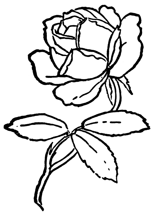 Coloring page: Roses (Nature) #161989 - Free Printable Coloring Pages