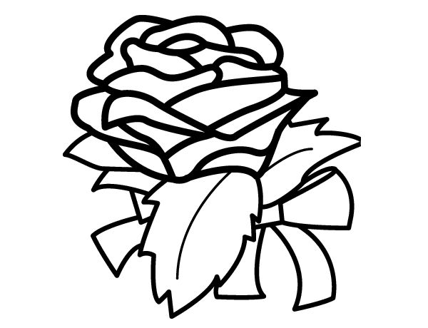 Coloring page: Roses (Nature) #162019 - Free Printable Coloring Pages