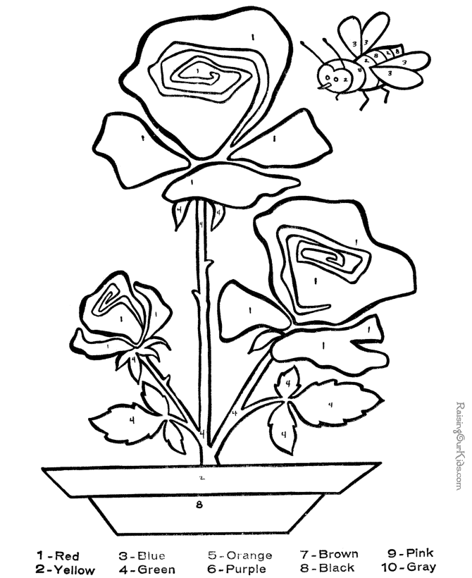 Coloring page: Roses (Nature) #162043 - Free Printable Coloring Pages