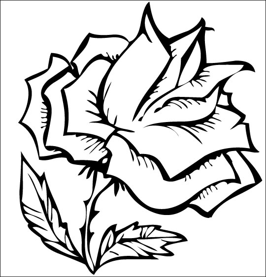 Coloring page: Roses (Nature) #162049 - Free Printable Coloring Pages