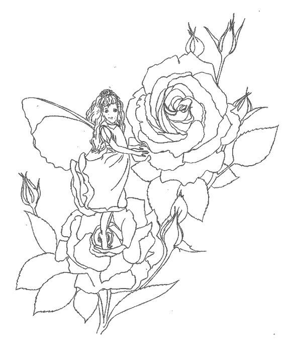 Coloring page: Roses (Nature) #162064 - Free Printable Coloring Pages