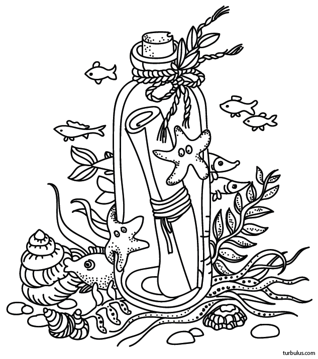 Coloring page: Seabed (Nature) #160109 - Free Printable Coloring Pages
