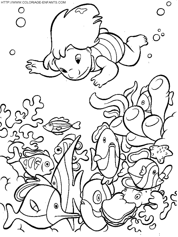 Coloring page: Seabed (Nature) #160177 - Free Printable Coloring Pages