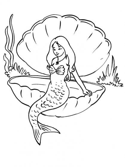 Coloring page: Shell (Nature) #163283 - Free Printable Coloring Pages