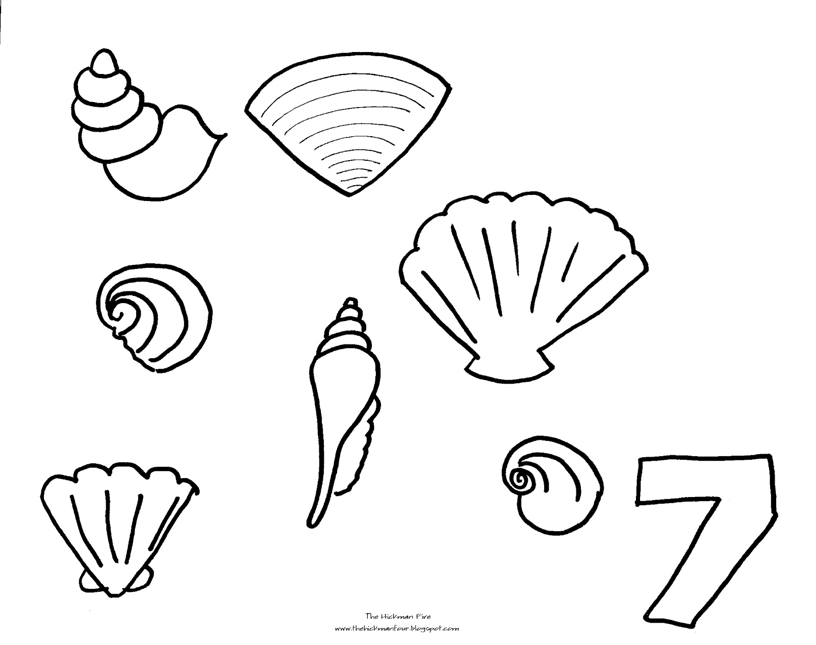 Coloring page: Shell (Nature) #163380 - Free Printable Coloring Pages