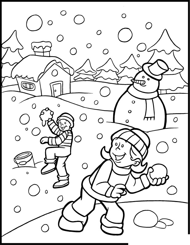 Coloring page: Snow (Nature) #158544 - Free Printable Coloring Pages