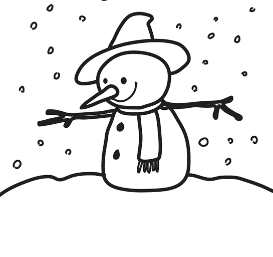 Coloring page: Snow (Nature) #158548 - Free Printable Coloring Pages